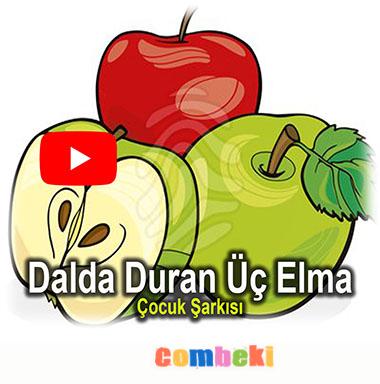 Dalda Duran Üç Elma - Çocuk Şarkısı - Şarkı Sözleri - Dinle - İndir Dalda Duran Üç Elma - Çocuk Şarkısı - Şarkı Sözleri - Dinle - İndir