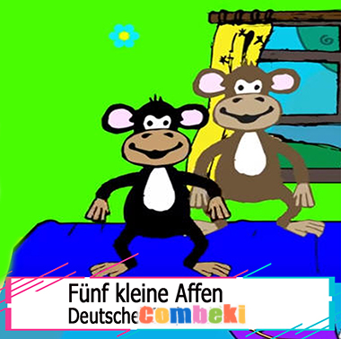 Fünf kleine Affen - Kinderlieder Fünf kleine Affen - Kinderlieder